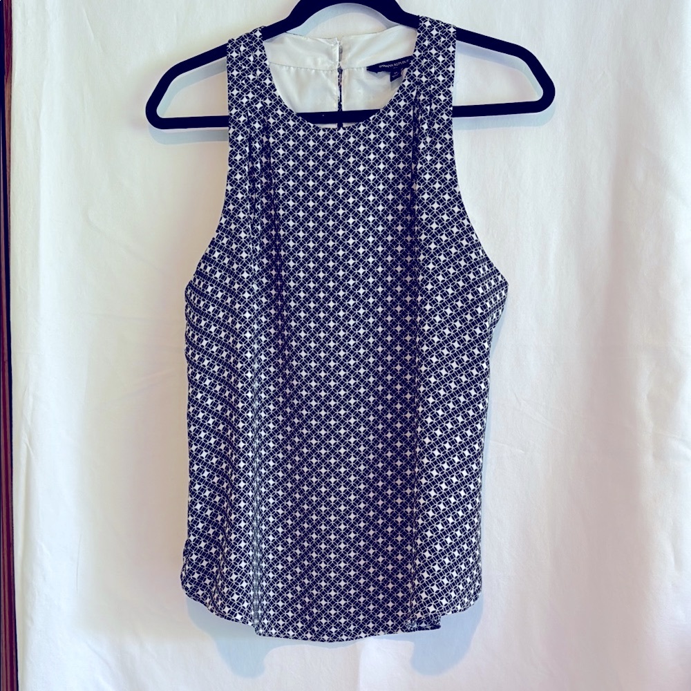 Banana Republic Monochrome Geometric Top